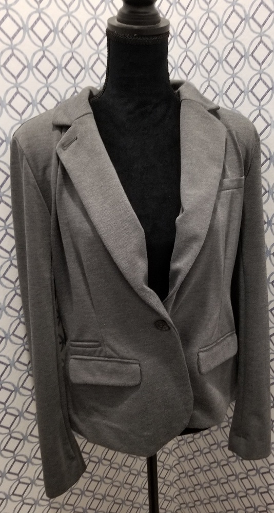 Merona Gray Blazer Size Large